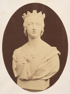 Copy of a Bust of Her Majesty Queen Victoria, by Joseph Durham, Esq. F.S.A., 1857. Creator: Hugh Welch Diamond.