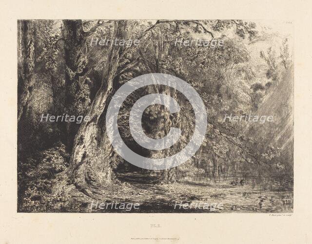L'Ile Séguin in Flood, 1833. Creator: Paul Huet.