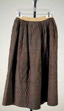 Petticoat, American, fourth quarter 18th century. Creator: Unknown.