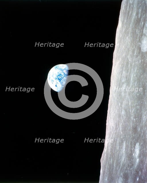 Earthrise - Apollo 8, December 24, 1968. Creator: William A Anders.