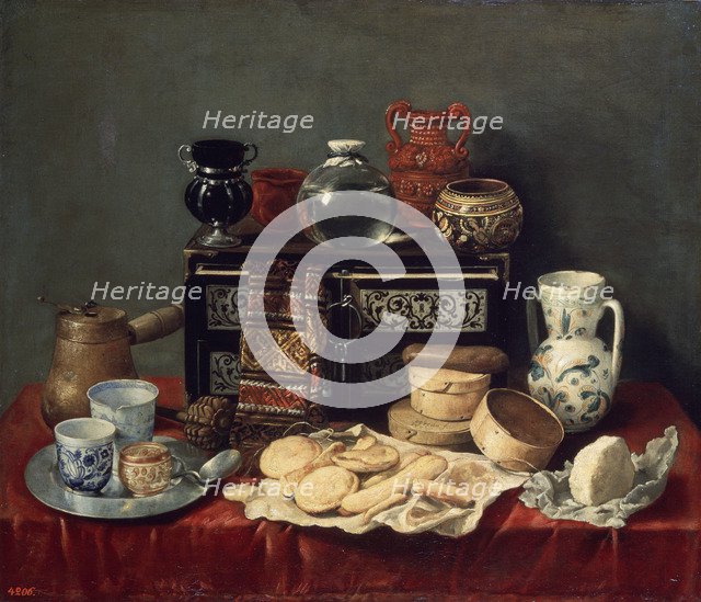 'Still Life with an Ebony Chest', 1652.  Artist: Antonio Pereda y Salgado