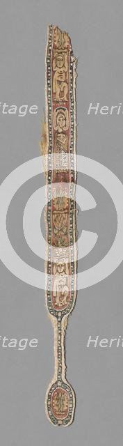 Fragment of a Clavus, 700s - 800s. Creator: Unknown.