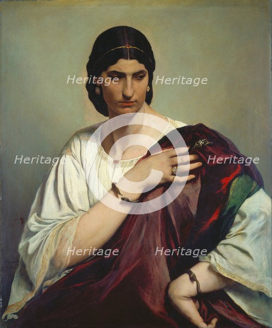 Portrait of a Roman Woman. Artist: Feuerbach, Anselm (1829-1880)