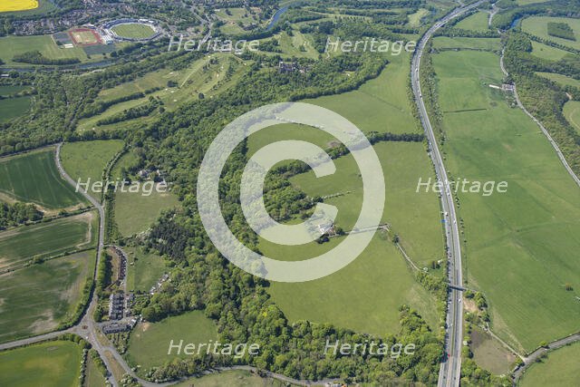 Lumley Park, landscape park to Lumley Castle, County Durham, 2025. Creator: Robyn Andrews.