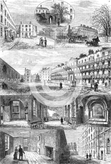 Sketches of the Queen's Bench Prison, 1880. Creator: Unknown.