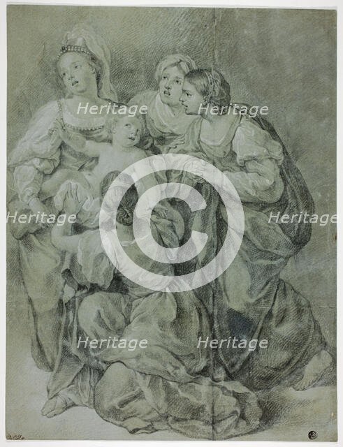 Group of Four Women and Child, n.d. Creator: Unknown.