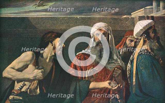 'The Remorse of Judas', 1866, (c1930).  Creator: Edward Armitage.