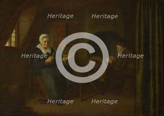 Tobit and Anna, c. 1657–1658. Artist: Pape, Abraham de (before 1621-1666)