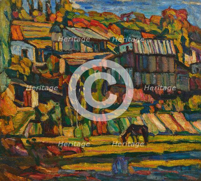 Suburbs of Kiev, c1918. Creator: Manievich (Manevich), Abraham (Abram) (1883-1942).