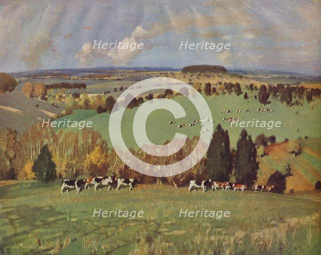 'In Green Pastures', 1935. Creator: George Henry.