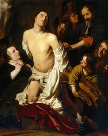 Martyrdom of Saint Lawrence, 1652. Creator: Salomon de Bray.