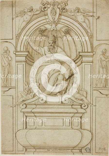 Tomb of Pope Gregory XIV in Saint Peter's, n.d. Creator: Unknown.