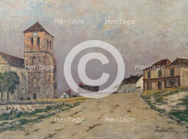 Village de Seine-et-Marne, c1890-1930. Creator: Ferdinand Jules Albert Gosselin.