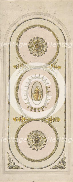 Design for a Panel, 1748-92. Creator: Unknown.