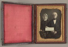 Untitled (Married Couple), 1852. Creator: Unknown.