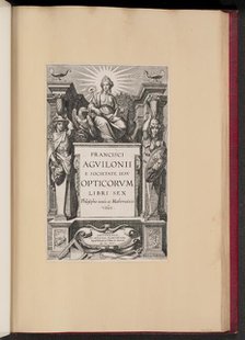 Title Page for François d'Aguilon's "Opticorum Libri Sex", 1613. Creator: Theodoor Galle.