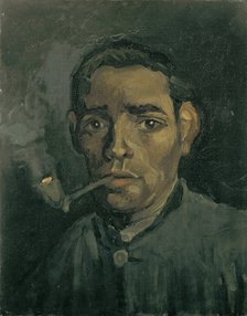 Head of a man, 1884-1885. Artist: Gogh, Vincent, van (1853-1890)