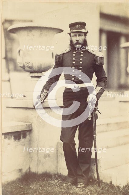 Brevet Lieutenant Colonel Cure, 1856. Creator: Alfred Capel-Cure.