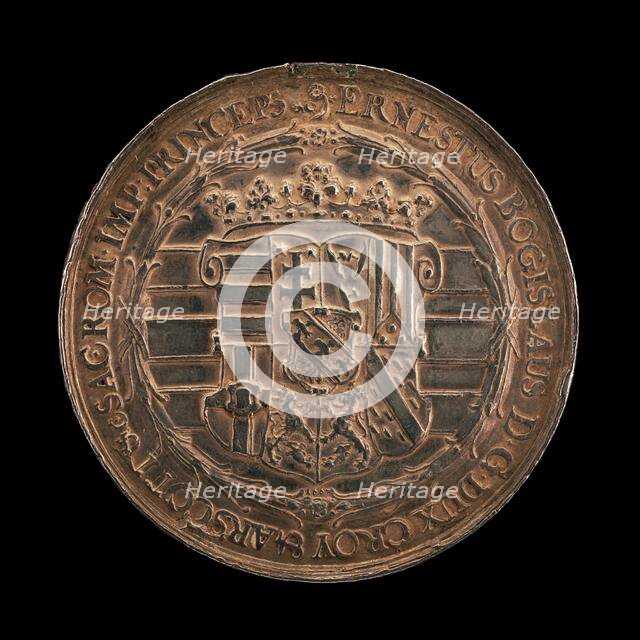 Shield of the Arms of Croy and Arschott [reverse], 1667. Creator: Unknown.