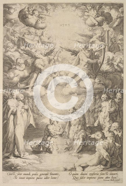 Baptism of Christ, ca. 1600. Creators: Cornelis Cornelisz van Haarlem, Jan Muller.