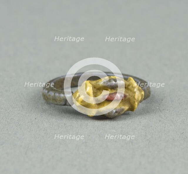 Ring: with Inlaid Openwork Bezel, Egypt, New Kingdom, Dynasty 18 (about 1350 BCE). Creator: Unknown.