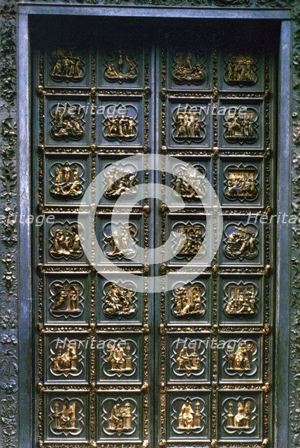 'The North Doors of the Baptistry of San Giovanni', 1403-1424. Artist: Lorenzo Ghiberti