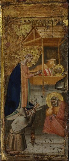 The Nativity, c1340. Creator: Gaddi, Taddeo (ca 1290-1366).