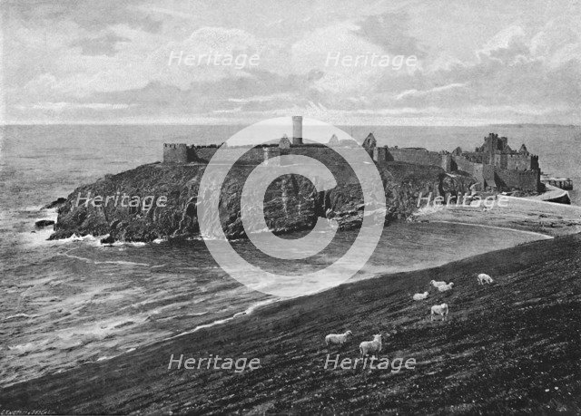 'St. Patrick's Island, Peel, Isle of Man', c1896. Artist: Chester Vaughan.