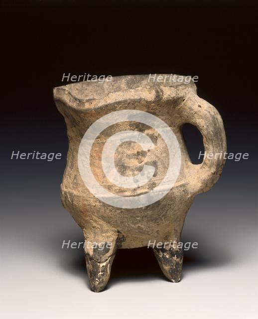 Wine Warmer (Jue), c. 1300-1023 BC. Creator: Unknown.