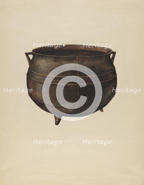 Kettle, c. 1940. Creator: Edward Albritton.