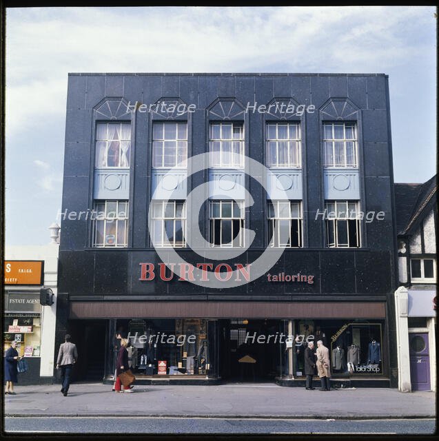 Burton, 4-10 Old Church Road, Chingford Mount, Waltham Forest, London, 1970s-1990s. Creator: Nicholas Anthony John Philpot.