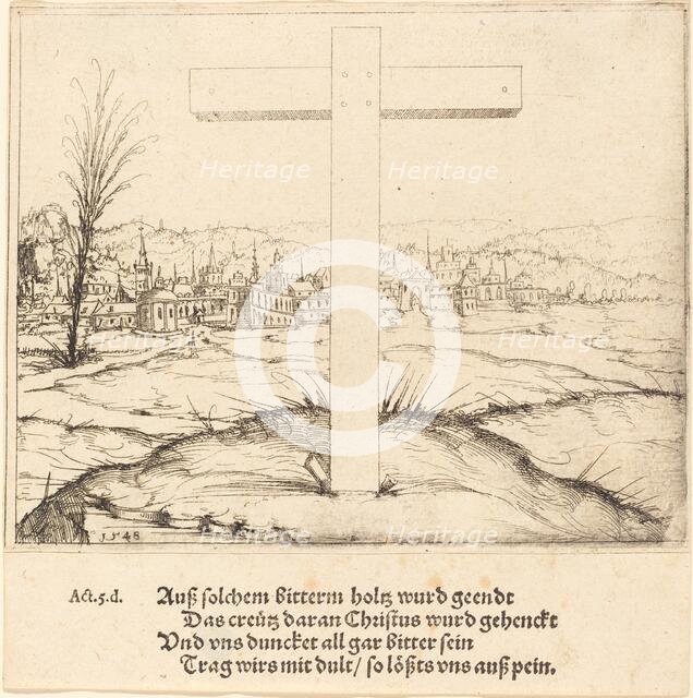 The Cross of Christ, 1548. Creator: Augustin Hirschvogel.