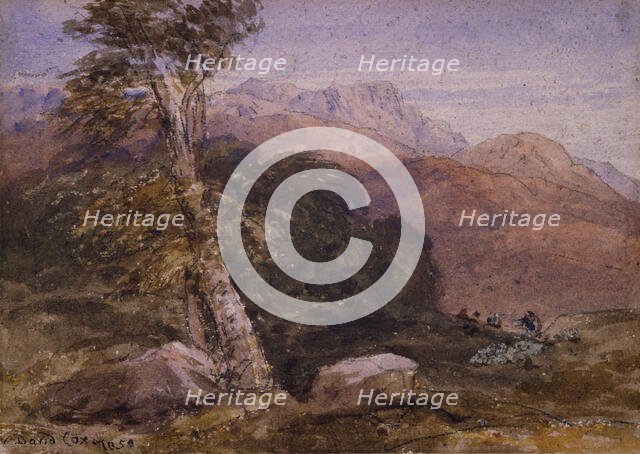 Bettws-y-Coed, North Wales, 1852. Creator: David Cox the Elder.