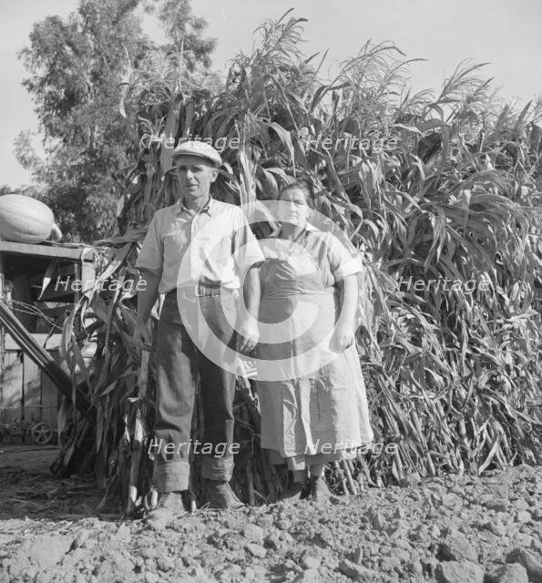 Rehabilitation family, near Visalia, California, 1938. Creator: Dorothea Lange.
