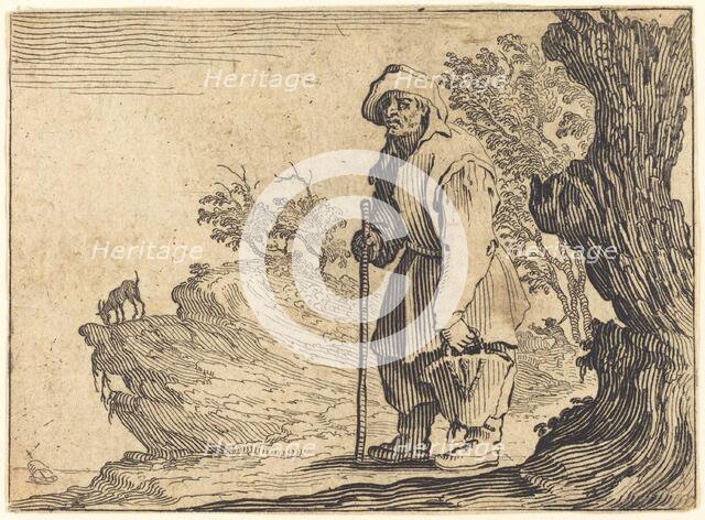 Peasant with Sack, c. 1622. Creator: Jacques Callot.