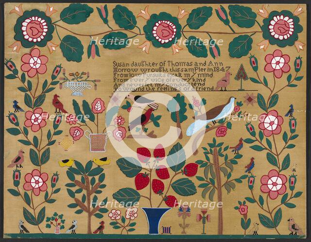 Sampler, c. 1936. Creator: Katherine Hastings.