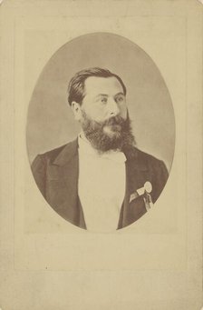 Portrait of the composer Léo Delibes (1836-1891), ca 1885. Creator: Anonymous.