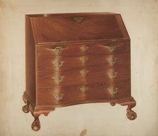 Desk, 1935/1942. Creator: Isadore Goldberg.