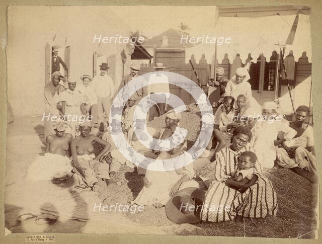 Group portrait of women, about 1870-1890. Creator: Unknown.