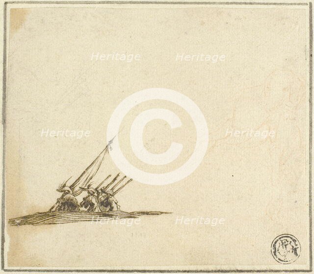 Group of Foot Soldiers, n.d. Creator: Stefano della Bella.