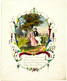 Dearest 'Tis Sweet to Loving Hearts (valentine), 1840/60. Creator: George Kershaw.