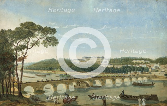 Visit of King Francis I and the Queen of Naples to Charles X at St Cloud, May 1830 (19th century). Artist: Anon