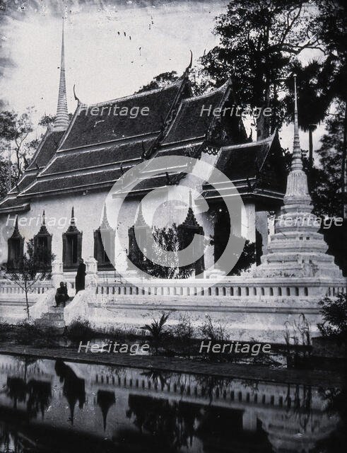 Chao Phraya river, Siam [Thailand], 1865, (1981). Creator: Unknown.