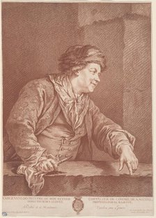 Carle Van Loo, c. 1760. Creator: Gilles Demarteau.