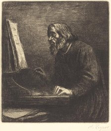 Choirmaster (Le maitre de chapelle). Creator: Alphonse Legros.