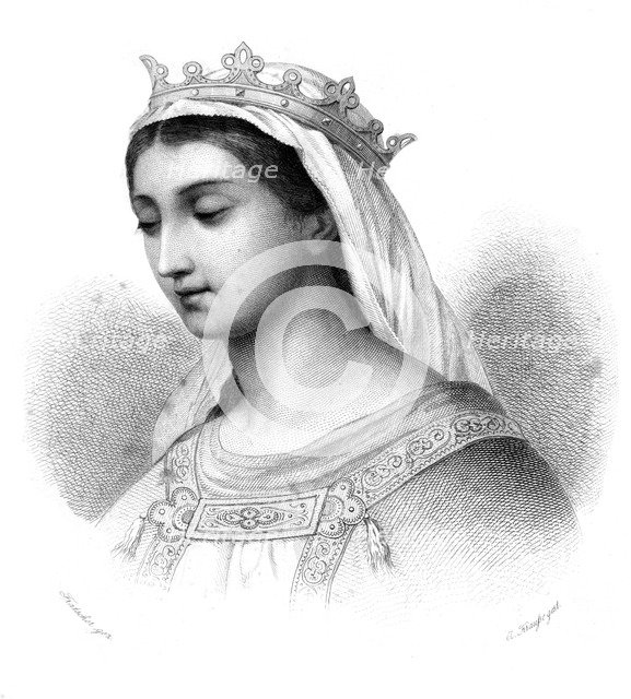 St Elizabeth of Hungary.Artist: Krausse