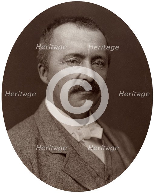 Dr Heinrich Schliemann, German Homeric Archeologist, 1877.Artist: Lock & Whitfield
