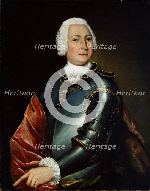 'Portrait of Count Ernst Christoph von Manteuffel', 18th century. Artist: Lucas Conrad Pfandzelt