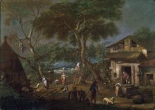 'Italian Landscape', c1750-1795. Artist: Antonio Diziani