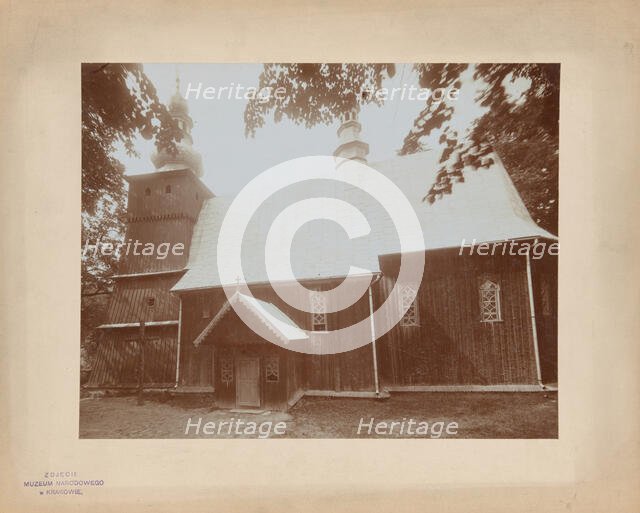 Church of the Nativity of the Blessed Virgin Mary - southern façade, Kruzlowa Wyzna, between 1905-15 Creator: Unknown.